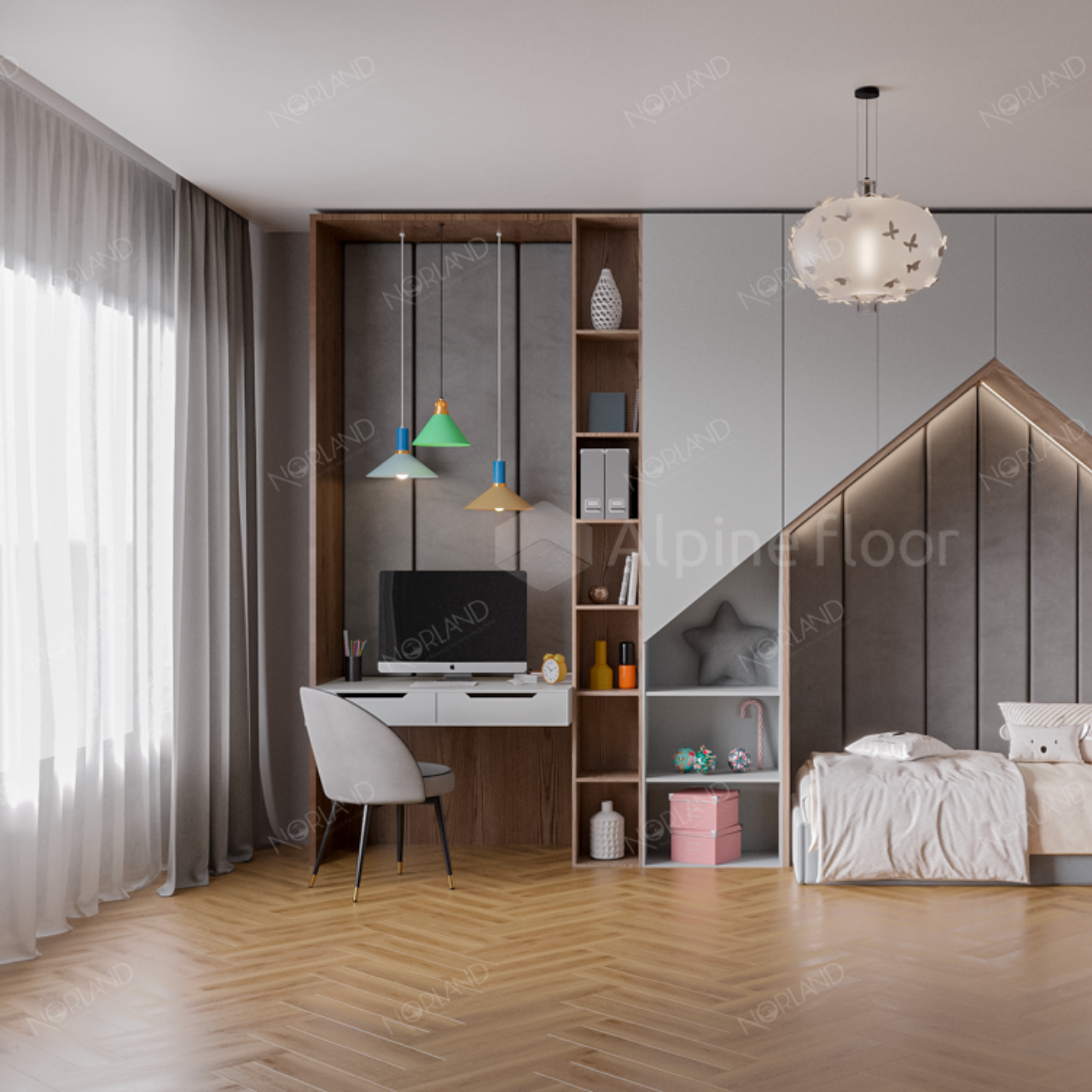 Кварцвинил Norland Северный уют LVT (Lagom Parquet LVT) 1034-11 Helig