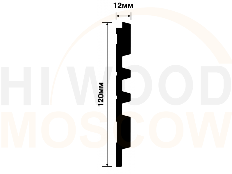 Декоративная панель HIWOOD LV121 S339S
