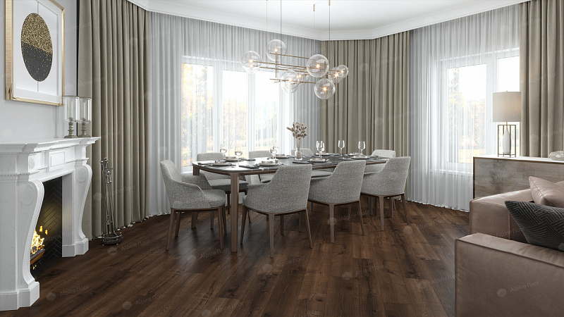 Кварцвинил Alpine Floor Real Wood Eco 2-2 Дуб Мокка
