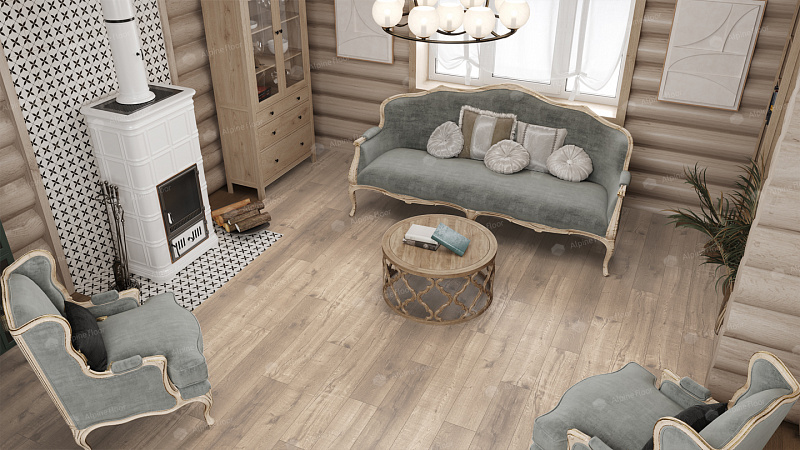 Кварцвинил Alpine Floor Real Wood Eco 2-5 Дуб натуральный