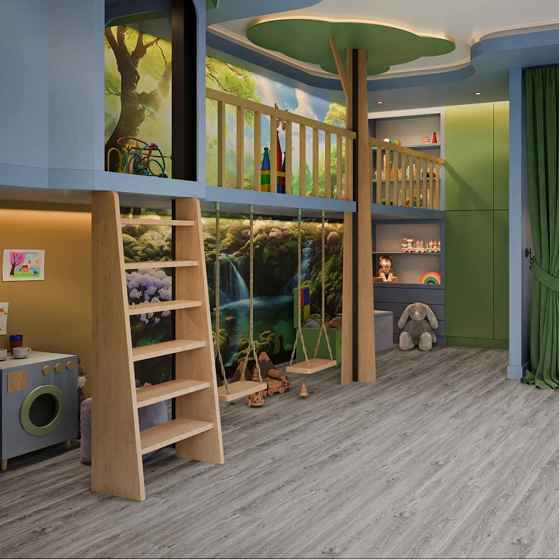 Кварцвинил Damy Floor Family LVT SL3683-6-LVT Дуб Английский