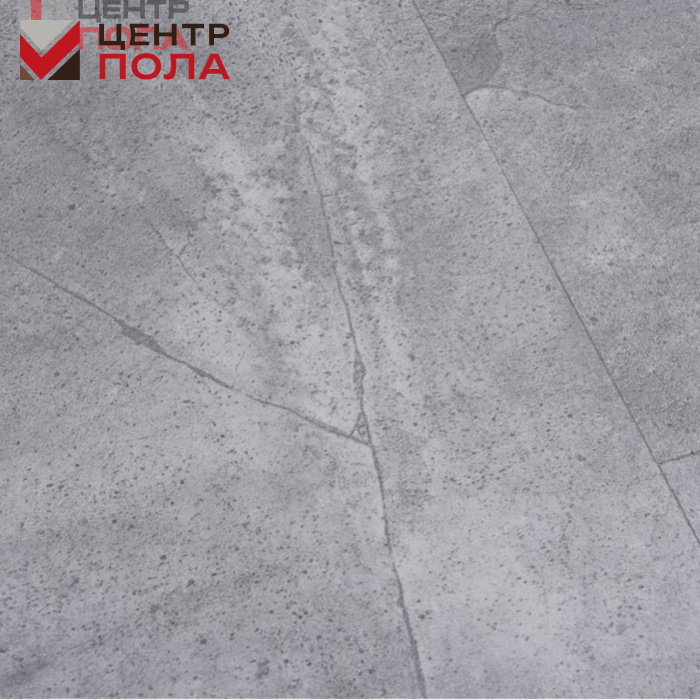 Кварцвинил Vinilam Ceramo Vinilam Stone 61602 Серый Бетон