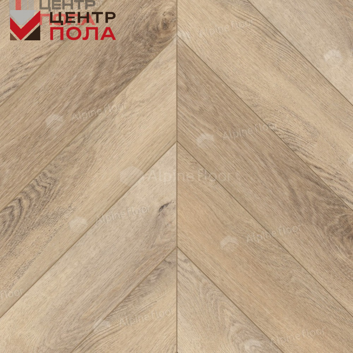 Кварцвинил Alpine Floor Chevron Alpine Lvt Eco 20-6 Дуб Синистра