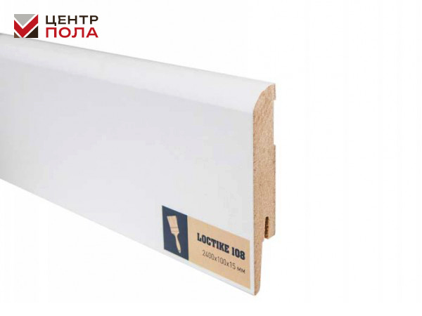 Плинтус MDF Arbiton Loctike 108 2400х100х15 мм
