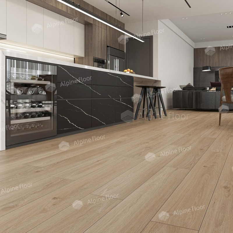 Кварцвинил Alpine Floor Easy Line Еco 3-28 Дуб Модера