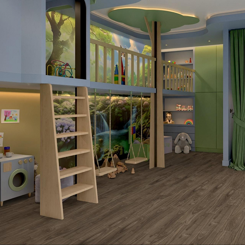 Кварцвинил Damy Floor Family 0036-3 Орех Американский