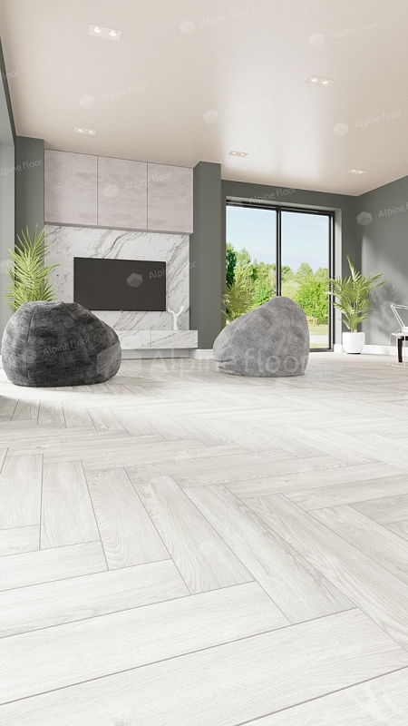 Кварцвинил Alpine Floor Parquet Lvt Eco 16-4 Дуб Арктик