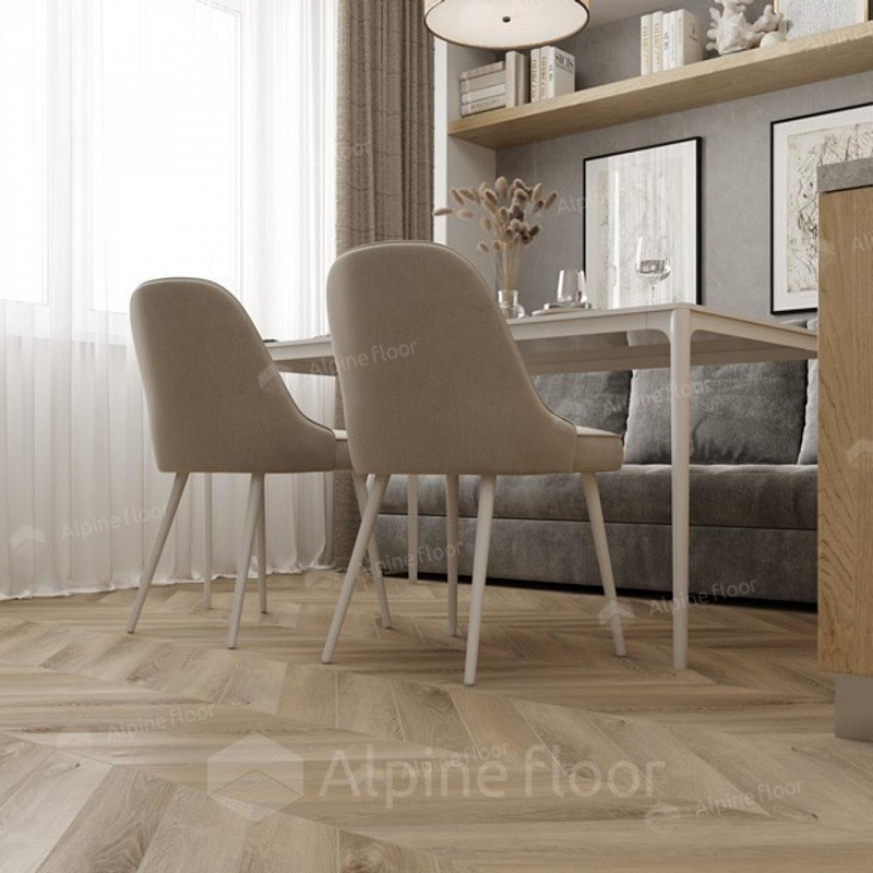 Кварцвинил Alpine Floor Chevron Alpine Lvt Eco 20-6 Дуб Синистра