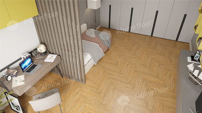 Ламинат AlpineFloor Herringbone 12 Pro LF106-04 Дуб Тулуза
