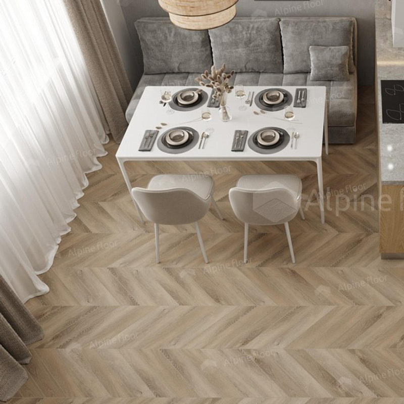 Кварцвинил Alpine Floor Chevron Alpine Lvt Eco 20-6 Дуб Синистра